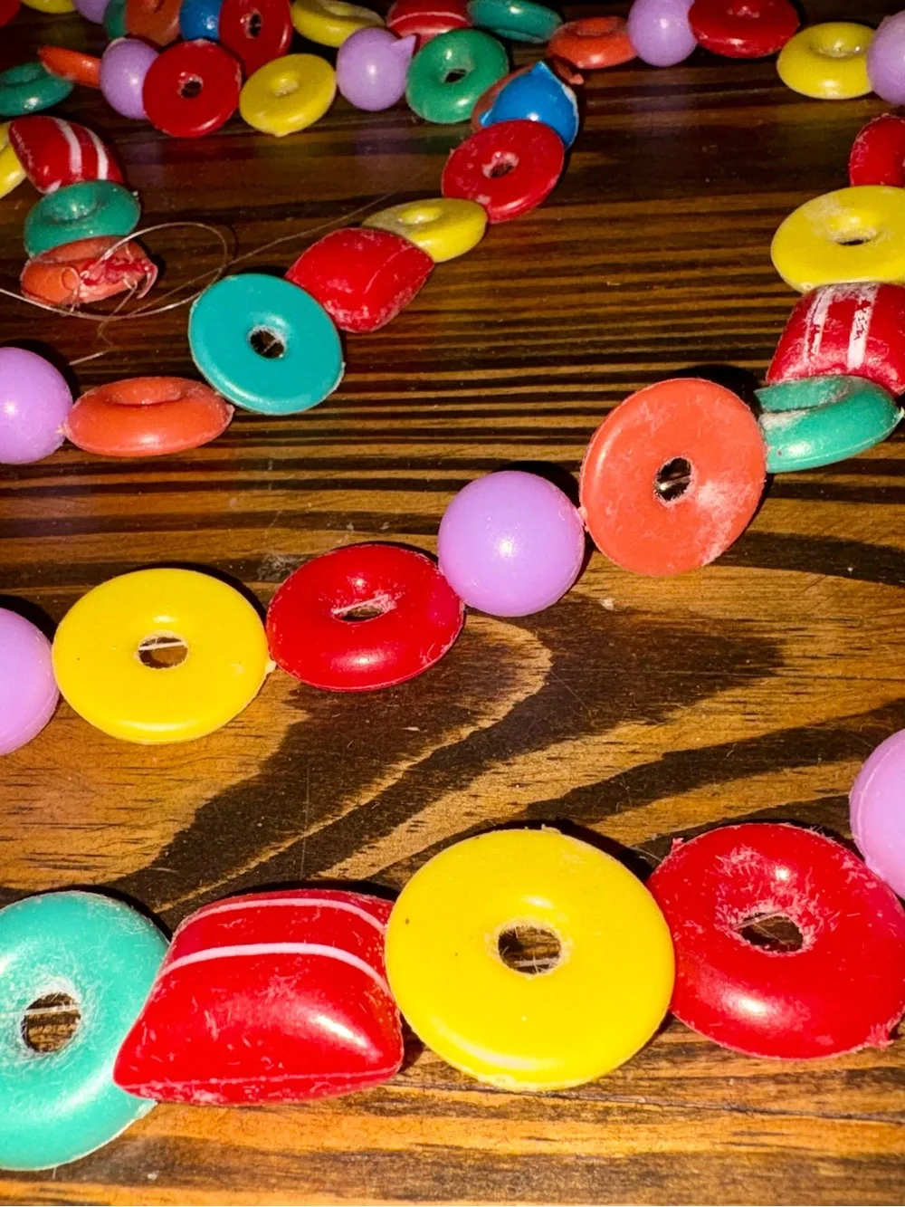 9ft long Vintage Christmas Plastic Candy Garland
